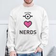 ミニオン Nerds スウェットシャツ 高齢者への贈り物