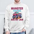 モンスタートラックアーマイジャムモンスタートラックキッズ スウェットシャツ 高齢者への贈り物