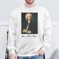 ヨハン・セバスティアン・バッハ 作曲家 クラシック音楽 Bach Composer Classical Music スウェットシャツ 高齢者への贈り物