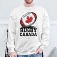 ラグビー カナダ ファン メープルリーフ スポーツ メンズ カナダ国旗 レディース スウェットシャツ 高齢者への贈り物