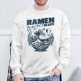 ラーメンは人生、マンガアニメオタクジャパンかわいいラーメン スウェットシャツ 高齢者への贈り物