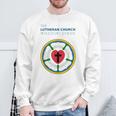 ルーテル教会 ミズーリ州会議 Lcms ローズシールロゴ スウェットシャツ 高齢者への贈り物