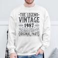 ヴィンテージ 1987 メンズ 限定版 Bday 1987 誕生日 スウェットシャツ 高齢者への贈り物