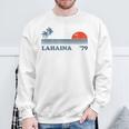 ヴィンテージ ラハイナ マウイ ハワイ ビーチ レトロ ハワイアン 70年代ギフト スウェットシャツ 高齢者への贈り物