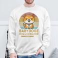 ヴィンテージ 面白い Baby Doge Millionaire Miner Baby Doge 長袖tシャツ スウェットシャツ 高齢者への贈り物