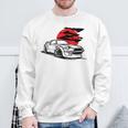 ヴィンテージジャパニーズクラシックカー、レーシングモータースポーツ スウェットシャツ 高齢者への贈り物