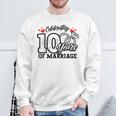 結婚10周年記念マッチング・ギフト スウェットシャツ 高齢者への贈り物