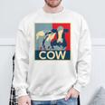 面白い 牛 牧場 動物 男性 面白い ギフト 子供 農業 農場 スウェットシャツ 高齢者への贈り物