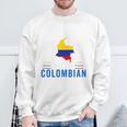面白いコロンビアスラングjerga Colombiana メンズ レディース 長袖tシャツ スウェットシャツ 高齢者への贈り物