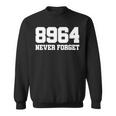 ホワイト 8964 Never Forgetelf-Defense スウェットシャツ