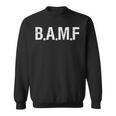 Bamf Bad To The Bone 総合格闘技オペレーターtシャツ スウェットシャツ