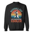 Baseball Dad Vintage Sunset Baseball Batter Father’S Day Sweatshirt