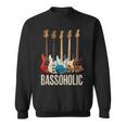 Bassoholic ベースギタープレーヤーのベーシストのコレクターのためのギフトbass スウェットシャツ
