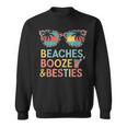 Beaches Booze Besties 夏休み 旅行 ギフト スウェットシャツ