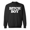 Bitch Boy 面白い言葉 皮肉なノベルティ ユーモア 男 男性 スウェットシャツ