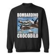 Bombardino Crocodilo イタリアンブレインロットミーム スウェットシャツ