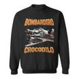 Bombardino Crocodilo イタリアンブレインロットミーム スウェットシャツ
