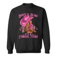 Boots And Bling It's A Cowgirl Thing Western Rodeo Cowgirl Sweatshirt
