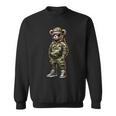 Camo Hip Hop Teddy Bear Cool Rapper Streetwear Graphic Sweatshirt Camo Hip Hop Teddy Bear Cool Rapper Streetwear Graphic Sweatshirt