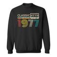 Classic 1977 Retro Birthday Idea 1977 Cassette Tapeintage スウェットシャツ