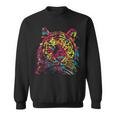 Colorful Tiger Tigers Fashion Graphic スウェットシャツ