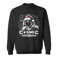 Cosmic Christmas Adventure ヴィンテージ宇宙飛行士サンタスペース スウェットシャツ
