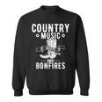 Country Music And Bonfire ウエスタンカントリーラインダンスブーツ スウェットシャツ