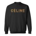 Céline レオパード こんにちは私の名前は、名です スウェットシャツ