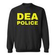 Dea Police Drug Enforcement Administration フロントとバック スウェットシャツ