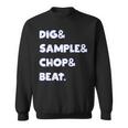 Dig&Sample&Chop&Beat シャツ Mpc ドラムサンプラー 音楽愛好家 スウェットシャツ