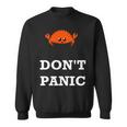 Don't Panic Rustacean Ferris The Crab Rustプログラミング 長袖tシャツ スウェットシャツ