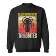 Easy Distracted By Trilobites Trilobite Lover スウェットシャツ