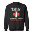 Emotional Support Drinking Buddy Adult Drinking Sweatshirt Emotional Support Drinking Buddy Adult Drinking Sweatshirt