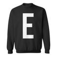 E字アルファベット モノグラム イニシャル スウェットシャツ