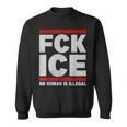 F-Ck Ice No Human Is Illegal Retro Sweatshirt