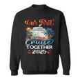 Our First Cruise 2025 Together Cute Matching Couples Cruise Sweatshirt