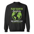 Flat Earthociety Flat Earther Conspiracy Theory スウェットシャツ