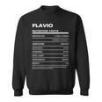 Flavio 栄養成分表示 スウェットシャツ