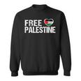 Free Palestine パレスチナの旗無料パレスチナ スウェットシャツ