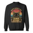 Cat Dad Lover For Vintage Father's Day Meow Daddy Sweatshirt