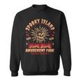 Halloween Spooky Island Est 2002 Amusement Park Skull Sweatshirt
