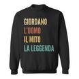 Italian First Name Giordano スウェットシャツ