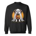 My Dog Is My Boo ハロウィン ゴーストドッグ メンズ レディース キッズ スウェットシャツ
