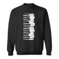 Wobbly ピアノキーボード – ピアニスト&ミュージシャンのグラフィック スウェットシャツ