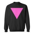 Gay Pride Upside Down Pink Triangle スウェットシャツ