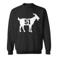 Goat 51 GOATナンバーフィフティワンヤギ スウェットシャツ