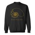Golden Nautilus シェルtシャツ 海洋自然愛好家向け スウェットシャツ
