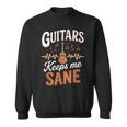 Guitars Keep Meane Pun Guitarists アコースティックギター スウェットシャツ