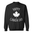 Happy Canada Day クールデザイン カナダメープルレディース メンズ キッズ スウェットシャツ