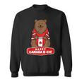 Happy Canada Day 面白いカナダのクマの旗 スウェットシャツ